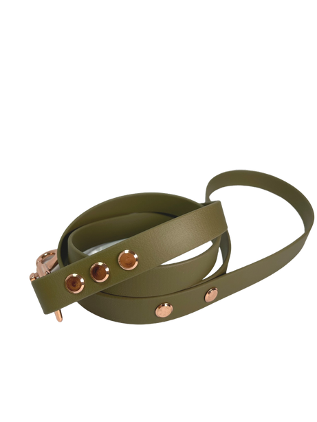 LEASh Pet Leash Biothane - Mosh Rose Gold Hardware