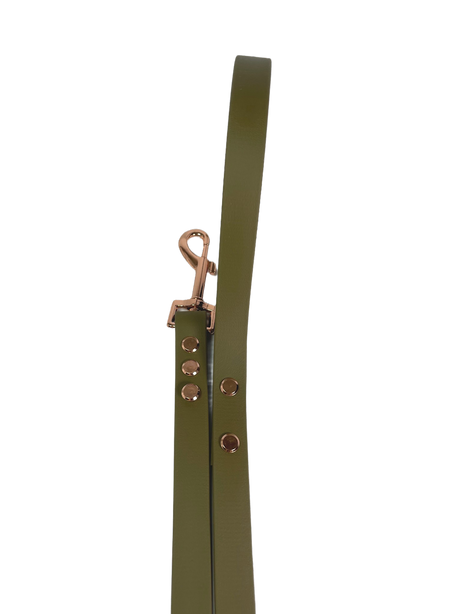 LEASh Pet Leash Biothane - Mosh Rose Gold Hardware