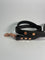 LEASh Pet Leash Biothane - Matte Black Rose Gold Hardware