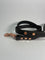 LEASh Pet Leash Biothane - Matte Black Rose Gold Hardware