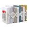 StitchesandTweed Expandable Bookend Desk Organizer - Off White