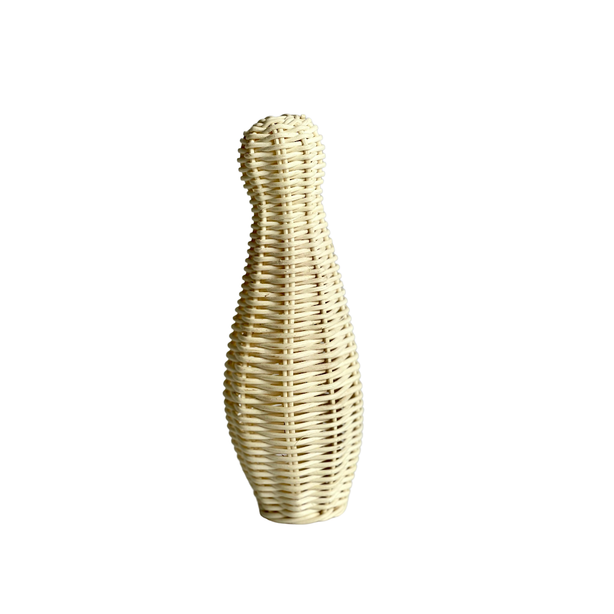 StitchesandTweed Rattan Bowling Toy Set of 6