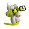 LEASh Pet Collar Biothane - Minion Yellow