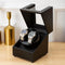 StitchesandTweed Double Watch Winder for Automatic Watches - Vegan Black