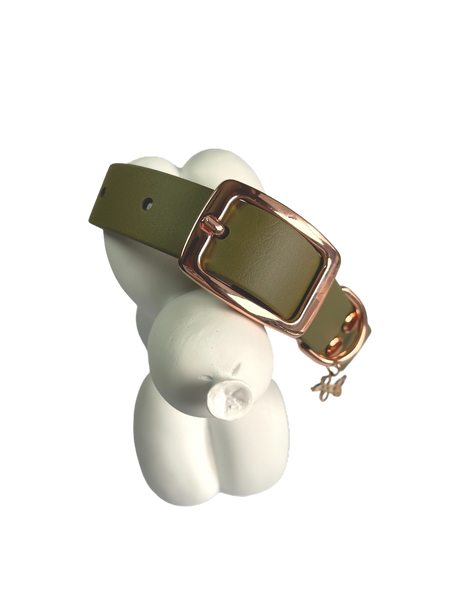 LEASh Pet Collar Biothane - Mosh Rose Hardware