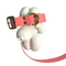LEASh Pet Collar Biothane - Taffy Pink Gold Hardware