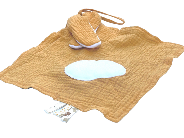 Blene Baby comforter towel blankie - Yellow