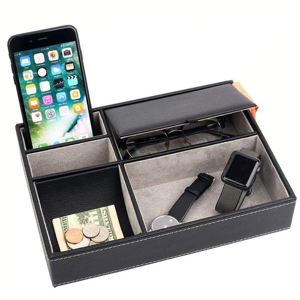 StitchesandTweed Nightstand Organizer Valet Tray