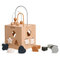 StitchesandTweed Wooden Montessori Activity Cube Toy for Toddler