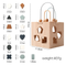 StitchesandTweed Wooden Montessori Activity Cube Toy for Toddler