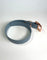 LEASh Pet Collar Biothane - Dusty Blue Rose Hardware