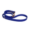 LEASh Pet Leash Biothane - Azure Blue Rose Gold Hardware