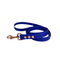 LEASh Pet Leash Biothane - Azure Blue Rose Gold Hardware