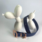 LEASh Pet Collar Biothane - Berry Blue Rose Hardware