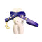 LEASh Pet Leash Biothane - Berry Blue Gold Hardware
