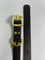 LEASh Pet Collar Biothane - Matte Black Gold Hardware