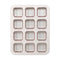 ChefMade Square Muffin Brownie Bakeware 12 Cavity Non Stick Baking Tray