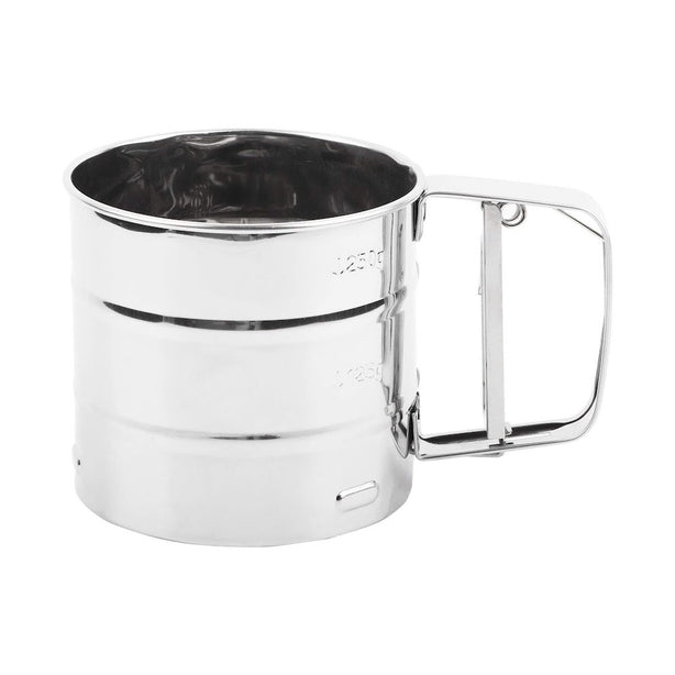 StitchesandTweed Hand Press Sift for Flour, Sieve Sifter for Baking Cakes