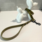 LEASh Pet Leash Biothane - Mosh Green Black Hardware