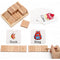 StitchesandTweed Alphabet Tracing Board with Flash Cards