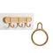 StitchesandTweed Rattan Wall Hook and Rattan Towel Holder - Natural Bundle Deal