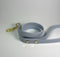 LEASh Pet Leash Biothane - Arctic Blue Gold Hardware