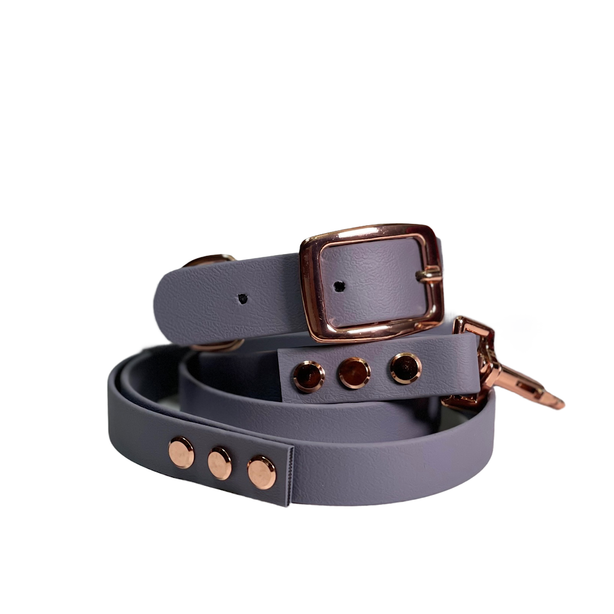 LEASh Pet Collar Biothane - Periwinkle