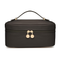 StitchesandTweed Noir Vegan Leather Travel Make Up Cosmetic Bag