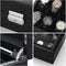 StitchesandTweed Matte Leatherette 12 Slot Watch Organizer Case
