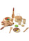 StitchesandTweed Kitchen Set for Kids Toddler Play Pretend Cooking Playset