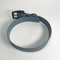 LEASh Pet Collar Biothane - Dusty Blue Black Hardware