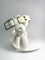 LEASh Pet Collar Biothane - Silver White