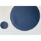StitchesandTweed Vegan Leather Placemat Coaster Reversible Grey Set