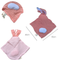 StitchesandTweed Baby Gift Set - Pink Comforter Pink Toy Rattle