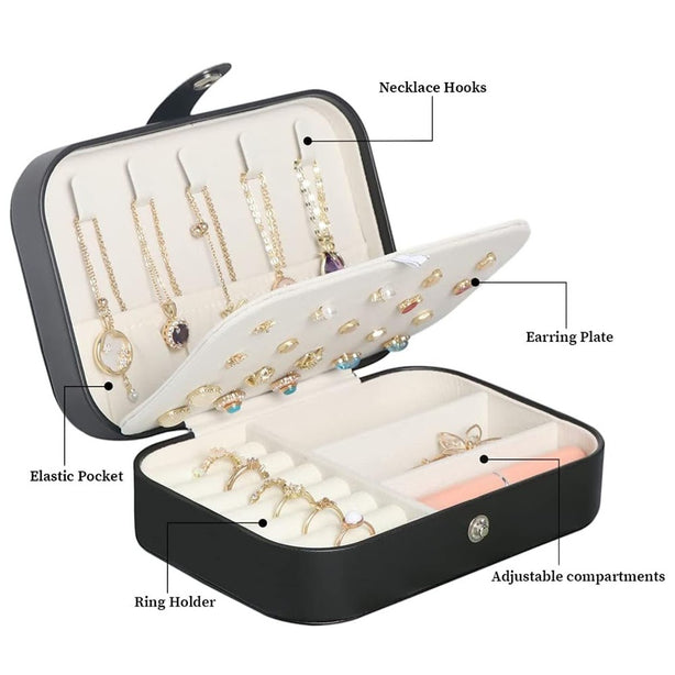 StitchesandTweed Trixie II Jewellery Box Noir