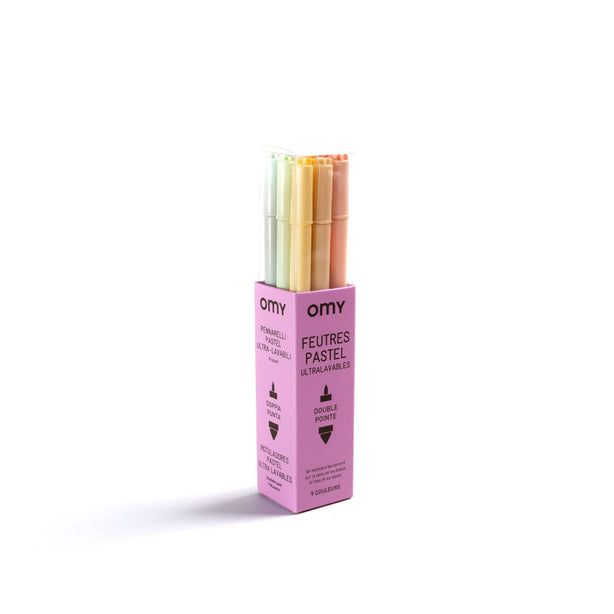 OMY 9 Markers - Pastel