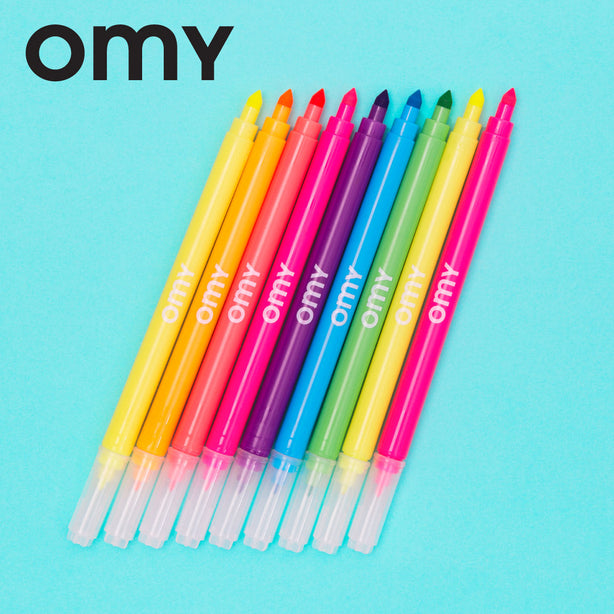 OMY 9 Markers - Neon