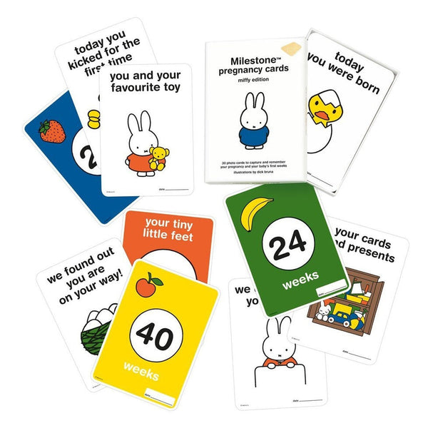 Milestone Miffy Pregnancy Cards