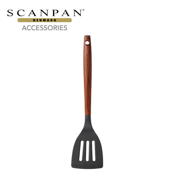 Scanpan 31Cm Fry Pan Turner, Silicone/Carbonized Ash (Local Delivery Only)
