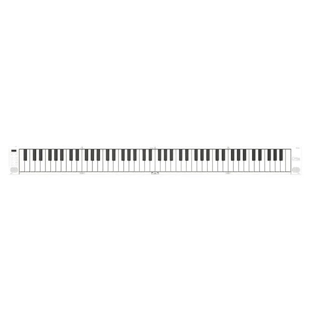 Blackstar Carry-On Folding Piano 88 Keys Touch (Midi Over Bluetooth) With Built-In Speakers – White
