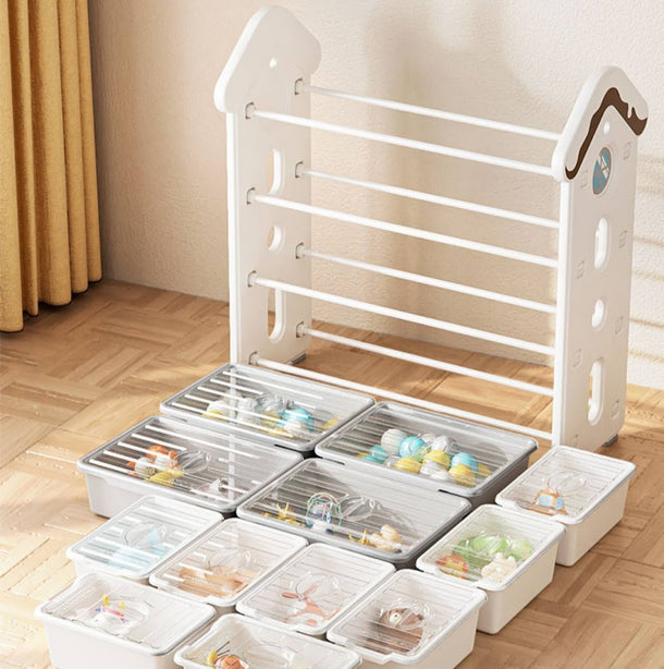 Beary Large Kids Storage Toy Organiser Rack
