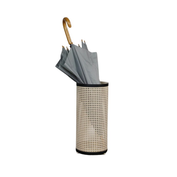 Rattan style umbrella holder