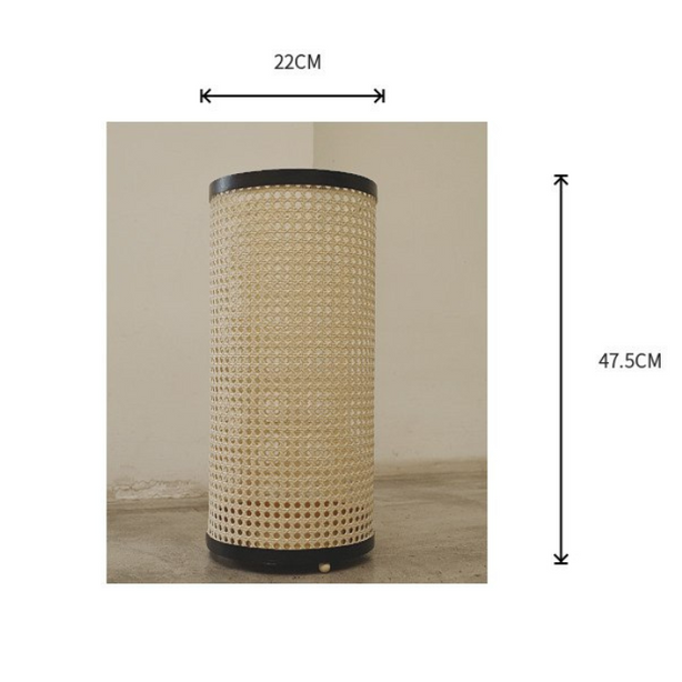 Rattan style umbrella holder