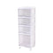Transparent Fluted cabinet drawer