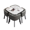 Wooden Dining table and 4 chairs set