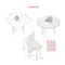 Wooden Dining table and 4 chairs set