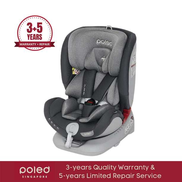 Poled x Hyundai ALL AGE 360 Swivel Car Seat | Satin Silver
