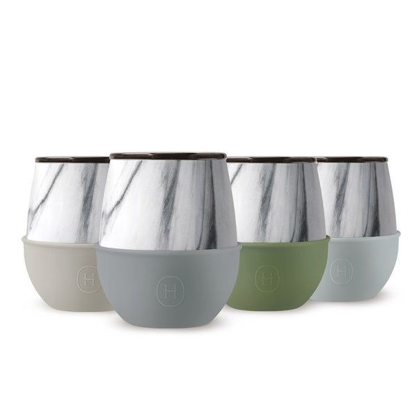 Hydy Delicia Tumbler 240ML White Marble