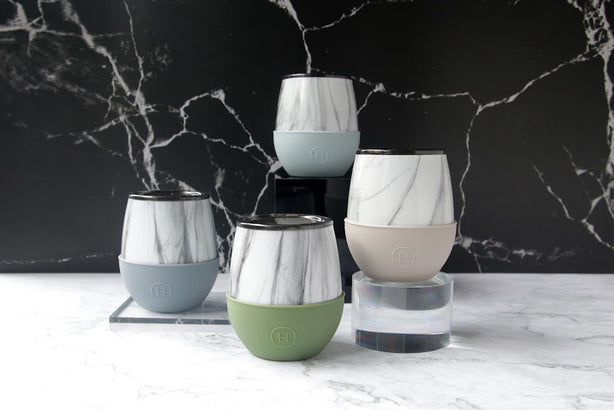Hydy Delicia Tumbler 240ML White Marble