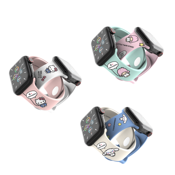 thecoopidea Sanrio Hoops Set Of 2 Silicon Watch Strap 42/44Mm